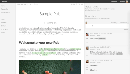 PubPub Reviews