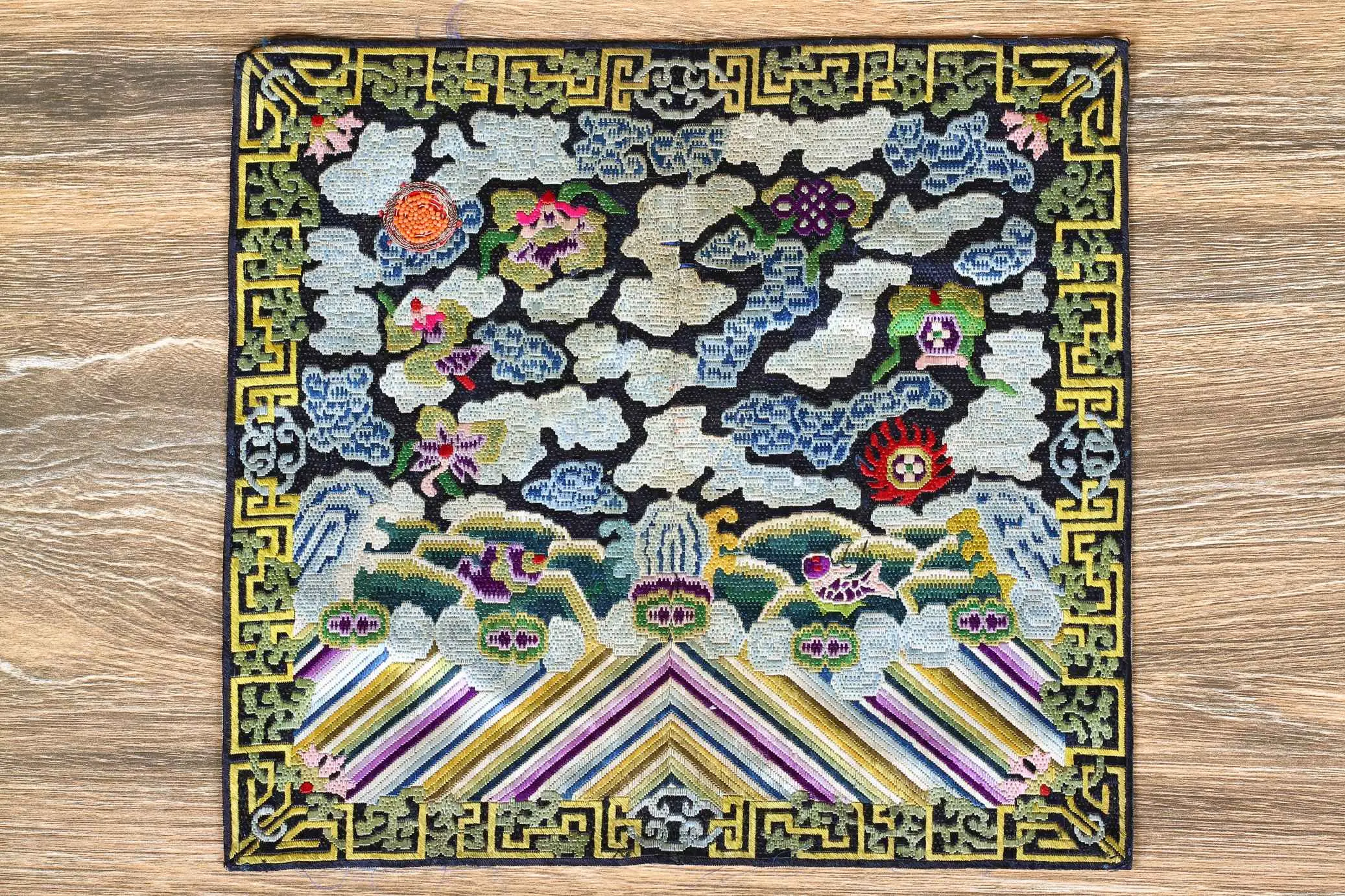 清末 明清官服补子