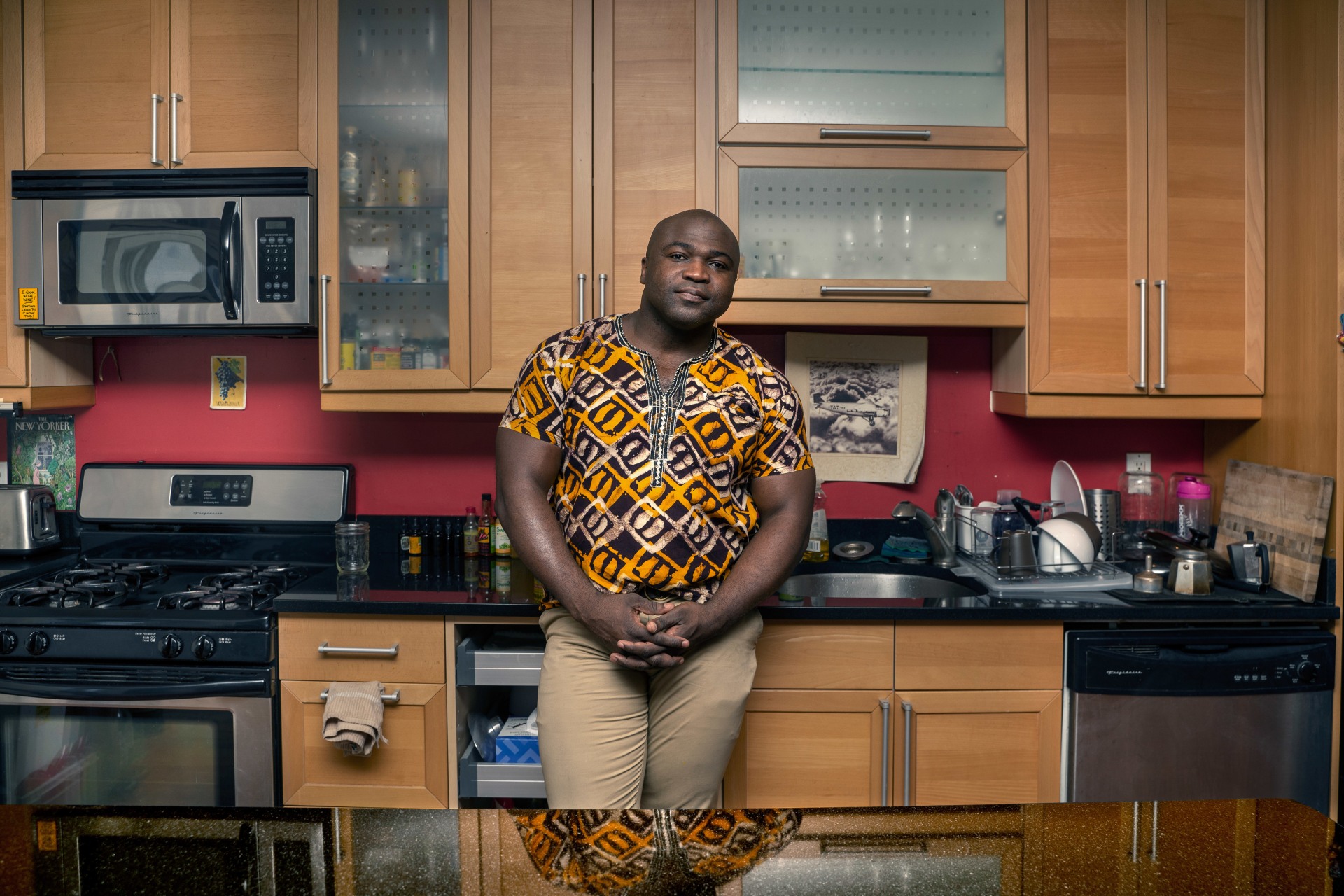 Photographed at his home in Brooklyn on November 18, 2019.