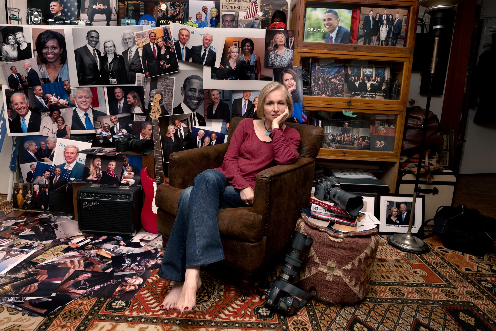 Photographed at her home on the Upper East Side on October 25, 2019.