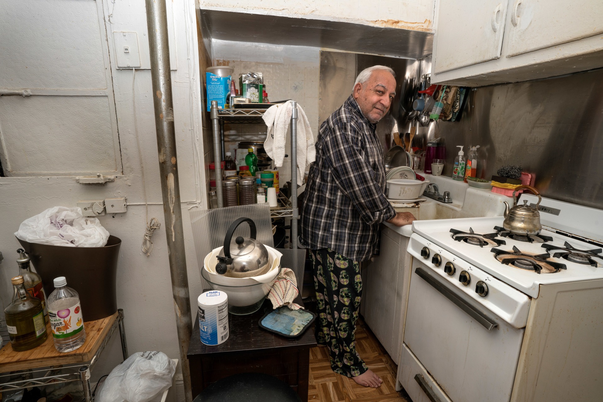 Photographed at his home in the East Village on December 30, 2019.