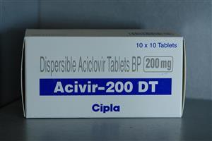 Acivir 200 mg DT Tablet
