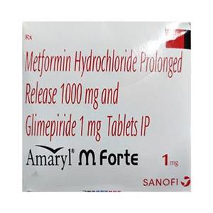 Amaryl M Forte 1 mg Tablet