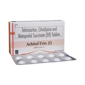 Arbitel Trio 25 mg Tablet