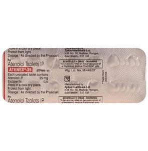 Atenex 25 mg Tablet