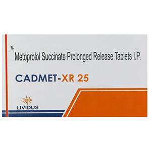 Cadmet XR 25 mg Tablet