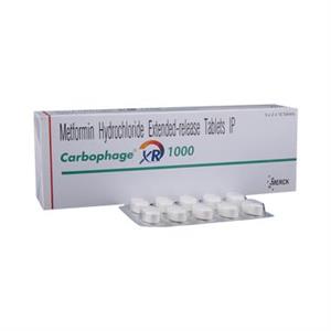 Carbophage XR 1000 mg Tablet