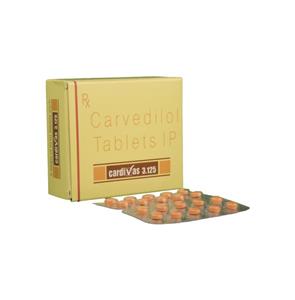 Cardivas 3.125 mg Tablet