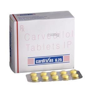 Cardivas 6.25 mg Tablet