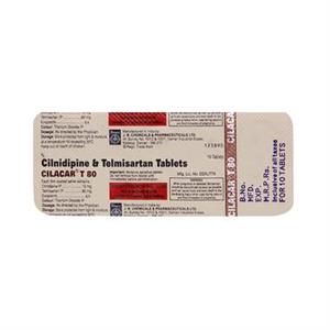 Cilacar T 80 mg Tablet