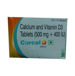 Corcal D 400 mg Tablet