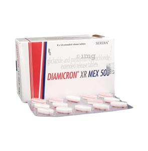 Diamicron XR MEX 60/500 mg Tablet