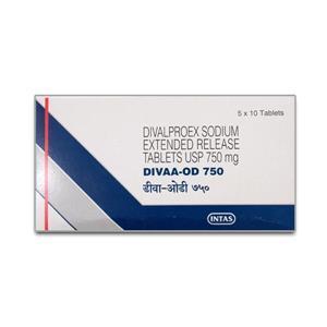 Divaa OD 750 mg Tablet