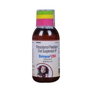 Dolopar 250 mg Syrup 60 ml