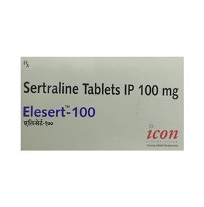 Elesert 100 mg Tablet
