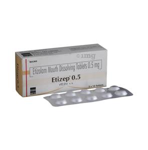 Etizep 0.5 mg Tablet