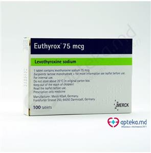 Euthyrox 75 mg Tablet