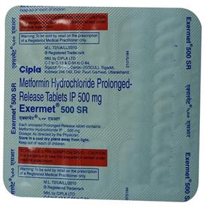 Exermet SR 500 mg Tablet
