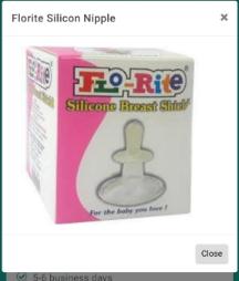 Florite Silicone Breast Shield