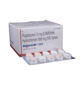 Glitaris M Forte 7.5 mg Tablet