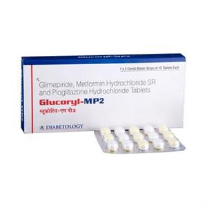 Glucoryl MP 2 mg Tablet