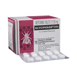 Glyciphage 250 mg Tablet