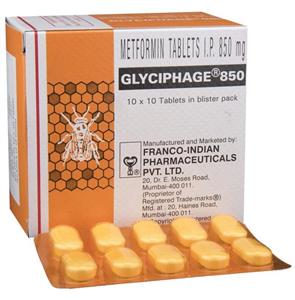 Glyciphage 850 mg Tablet