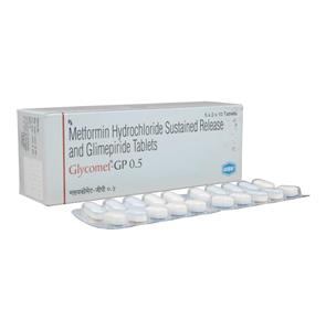 Glycomet GP 0.5 mg Tablet