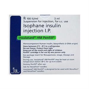 Insulatard HM Penfill 100 IU Injection 3 ml