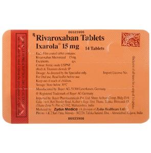 Ixarola 15 mg Tablet