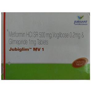 Jubiglim MV 1 mg Tablet