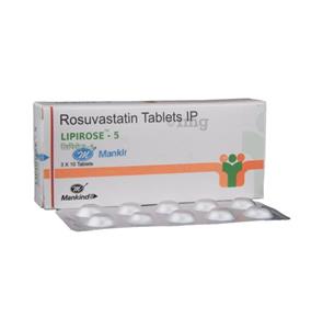 Lipirose 5 mg Tablet