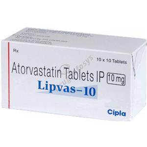 Lipvas 10 mg Tablet