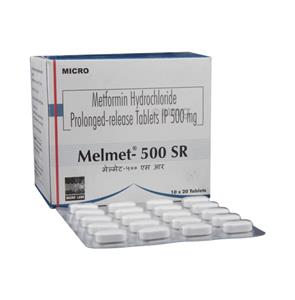 Melmet SR 500 mg Tablet