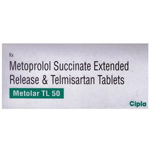 Metolar TL 50 mg Tablet