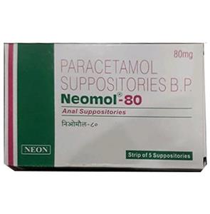 Neomol 80 mg Suppositoryp