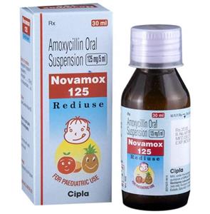 Novamox Rediuse 125 mg Syrup 60 ml