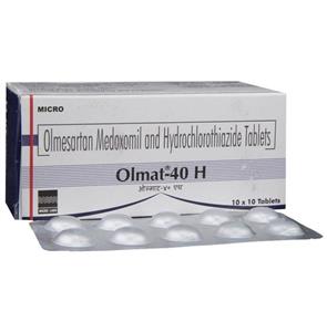 Olmat H 40 mg Tablet