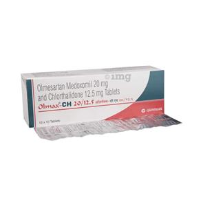 Olmax CH 20/12.5 mg Tablet