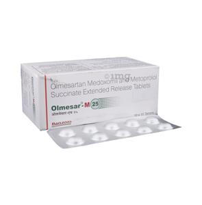 Olmesar M 25 mg Tablet