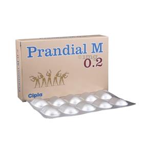 Prandial M 0.2 mg Tablet