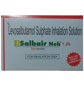 Salbair NEB Transpule 1.25 mg 7 X 2 ml