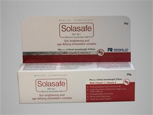 Solasafe Silicon Sunscreen Gel 35 gm