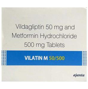 Vilatin M 50/500 mg Tablet