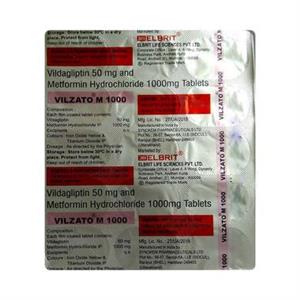 Vilzato M 1000 mg Tablet