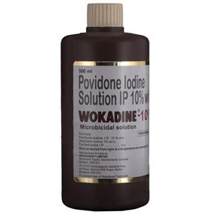 Wokadine Solution 5% 500 ml