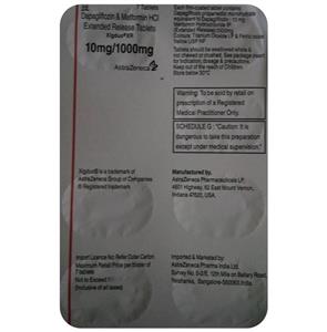 Xigduo XR 10/1000 mg Tablet