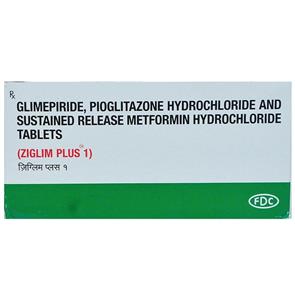 Ziglim Plus 1 mg Tablet