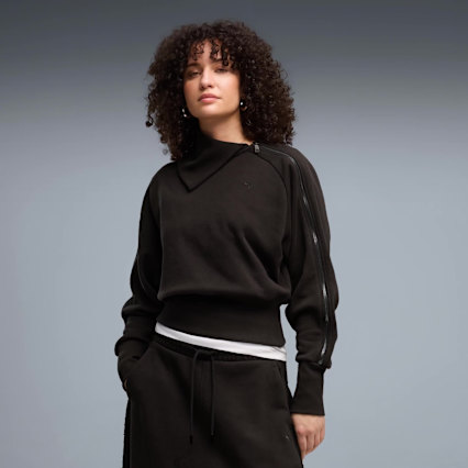 T7 Women's Asymmetrical Zip Sweatshirt | PUMA