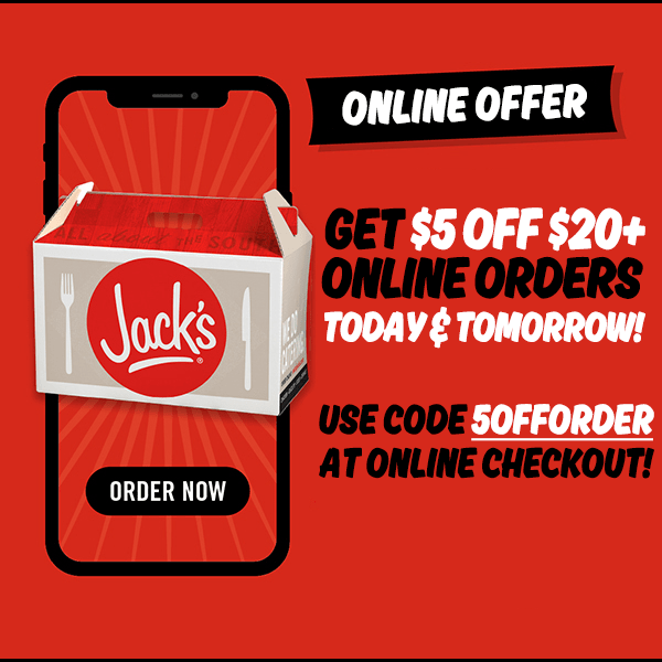 Jack s Daily Specials And Menu Deals: $5 Off EatDrinkDeals Jack s Daily Specials And Menu Deals: $5 Off EatDrinkDeals